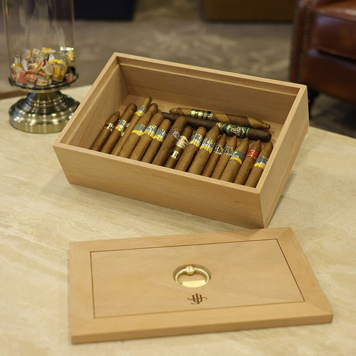 Afidano Cigar Box, Spanish Cedar, Holds 80-100 Cigars